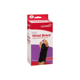 Leader, Wrist Brace, Deluxe, Left, LG/XL