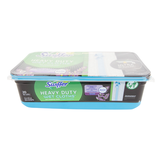 Swiffer Sweeper Heavy Duty Multi-Surface Wet Cloth Refills For Floor Mopping And Cleaning - Lavender Scent - 20ct