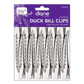 Diane Duck Bill Clips 3 1/2′ 12 Pack #210C