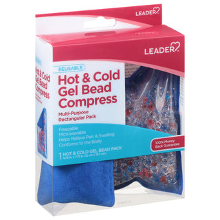 Leader® Multipurpose Gel Bead Compress – Hot & Cold – Reusable