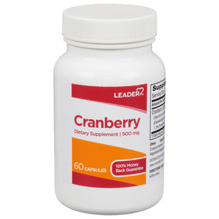 Leader® Cranberry Supplement – 500 mg (Capsules)