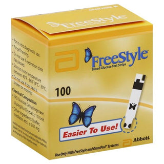 Freestyle Blood Glucose Test Strips 100 Ct