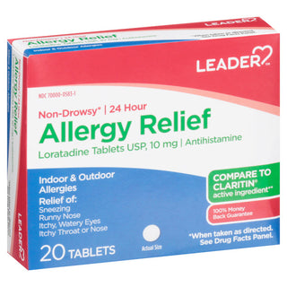 Leader Non Drowsy Allergy Relief Tablets