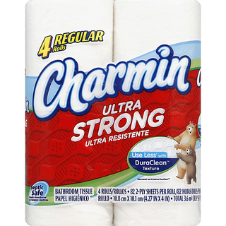 Charmin Bathroom Tissue, Ultra Strong, 2 Ply, Regular Rolls