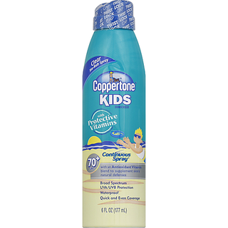 Coppertone Kids Broad Spectrum SPF 70 AccuSpray Sunscreen Continuous Spray 6 Fl. Oz. Aerosol Can