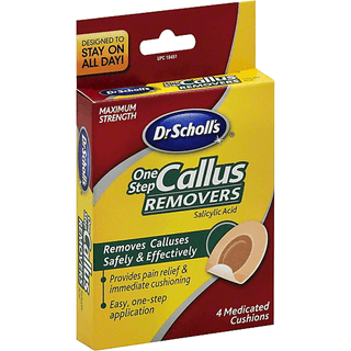 Dr Scholls Callus Removers, One Step, Maximum Strength, Medicated Cushions