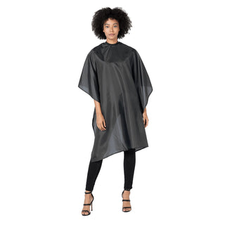 Betty Dain Whisper Styling Cape - Black / Snap Closure
