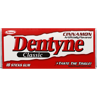 Dentyne Classic Cinnamon Gum 18 Ct Pack