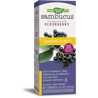 Nature's Way Sambucus Immune Standardized Elderberry Syrup, 4 Fl Oz