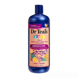 Dr Teal’s® Kids 3-in-1 Elderberry – 20 fl oz