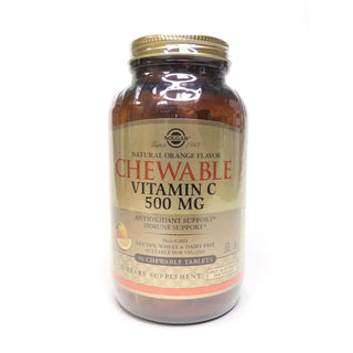 Solgar Vitamin C 500 Mg Chewable 90 Tablets - Juicy Orange Flavor