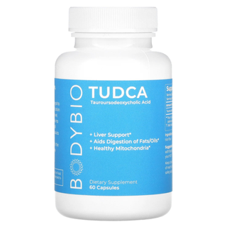 BodyBio Tudca, Tauroursodeoxycholic Acid, 60 Capsules