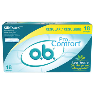 OB Pro Comfort Applicator Free Digital Tampons Regular Absorbency