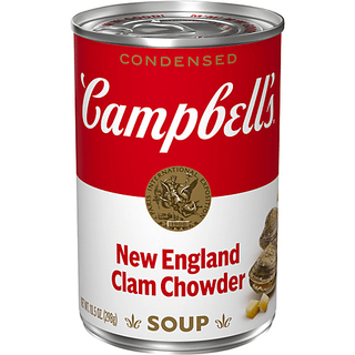 Campbell's S Condensed New England Clam Chowder Soup 10.5 Oz Can