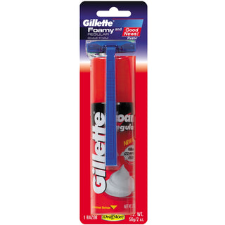 Gillette Foamy Shaving Kit