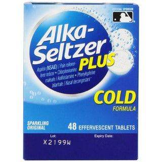 Alka-Seltzer Plus Cold Formula Effervescent Tablets Original