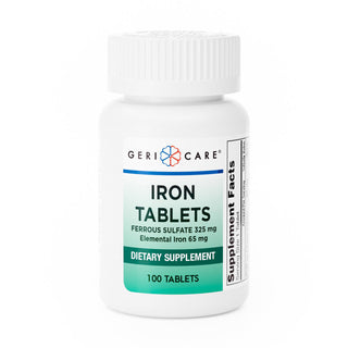 Geri-Care Ferrous Sulfate Iron Tablets, 325 Mg