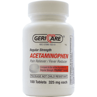 Geri-Care Acetaminophen Tablet 325 Mg 100 Counts
