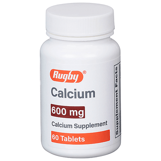 Rugby Calcium Carbonate, 600mg, 60 Tablets