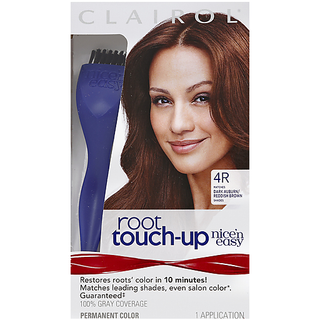 Nice N Easy Root Touch-Up Permanent Color, Matches Dark Auburn/Reddish Brown Shades 4R