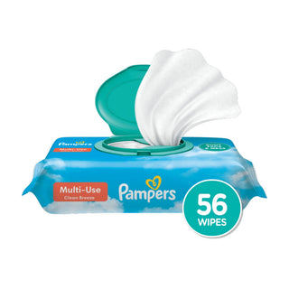 Pampers Multi-Use Baby Wipes Fliptop Pack, Clean Breeze