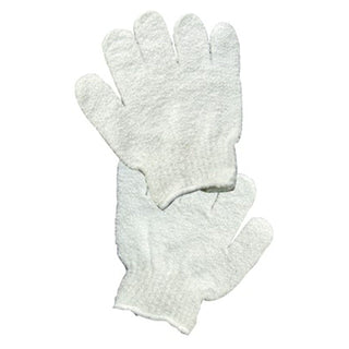 Fantasea Exfoliating Gloves - White 1 Pair