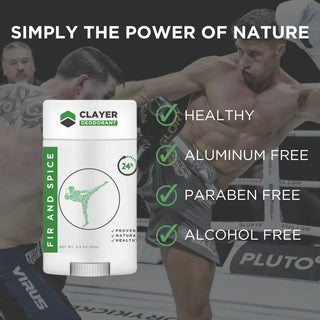 Natural Deodorant - Fighters Pro Sport - 3.35 OZ - NEW FORMULA