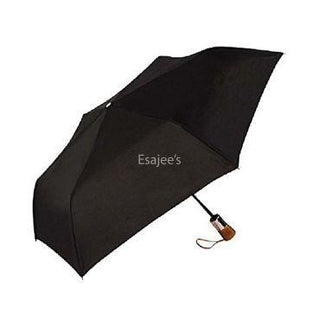 ShedRain The Ultimate Umbrella 44" ARC, Auto Open/Close Wood Handle Black