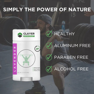 Natural Deodorant - Weight Lifters - 3.35 OZ - NEW FORMULA