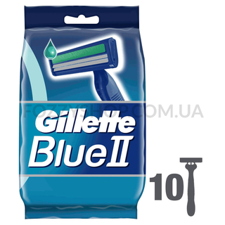 Gillette Blue II Razor 10 U