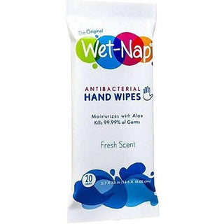 Wet-Nap The Original Toallitas Antibacterianas Para Viaje, 20 Unidades