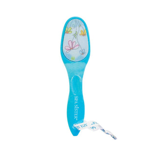 Spa Sister Floral Pedi Scrubber Blue