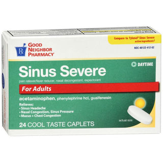 GNP Sinus Pressure Pain CPL 24CT Phenylephrine HCl/acetaminophn ORAL TABLET