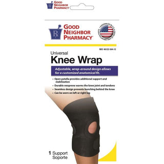 Good Neighbor Pharmacy Universal Knee Wrap Black 1ct