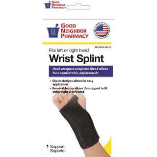 Good Neighbor Pharmacy Reversable Wrist Splint Black 1ct