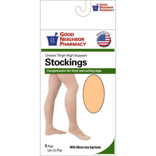 Good Neighbor Pharmacy Thigh High Unisex 20-30mmHg Beige M