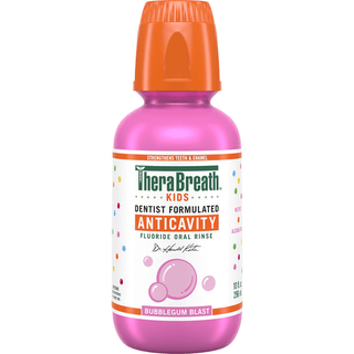TheraBreath™ Kids Anticavity Fluoride Oral Rinse – Bubblegum Blast (16 Fl Oz)