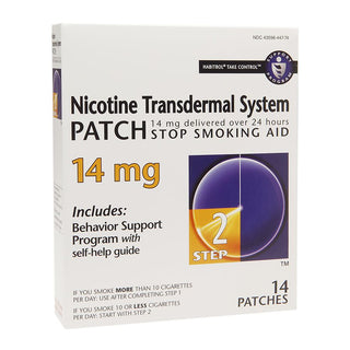 Habitrol Nicotine Transdermal System Stop Smoking Aid Patch, Step 2, 14 Mg
