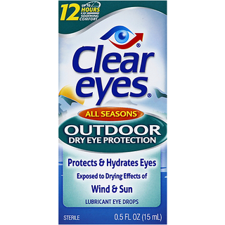 Clear Eyes Dry Eye Protection, Outdoor, All Seasons 0.5 Oz