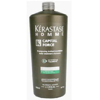 Kerastase Homme Capital Force Daily Treatment Shampoo Anti-
Oiliness Effect 34 oz
