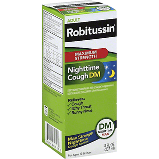 Robitussin Dm Nighttime Cough, Maximum Strength, Adult