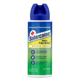 Solarcaine Burn Pain Relief With Max Lidocaine, 4 Oz