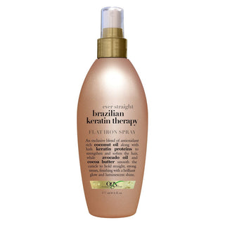 OGX Brazilian Keratin Therapy Flat Iron Spray, Ever Straight