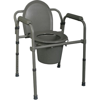 Medline  Commode 3 in 1 Steel Delx Enamel Adj