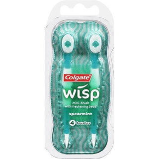 Colgate Wisp Max Fresh Brushes, With Beads, Spearmint