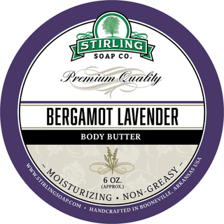 Stirling Soap Co. Bergamot Lavender Body Butter 6 Oz