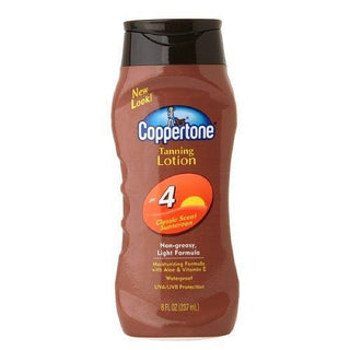 Coppertone SPF 4 Sunscreen Tanning Lotion 8 Fl.oz. Bottle