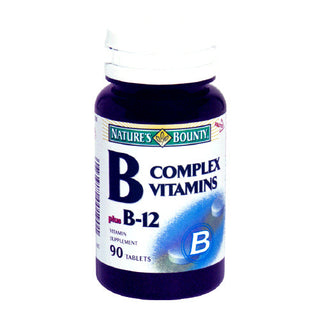 Nature's Bounty Vitamin B-Complex, Plus B-12, Tablets