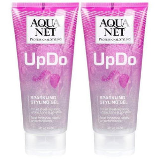 Aqua Net Updo Sparkling Styling Gel - 6.8 Oz