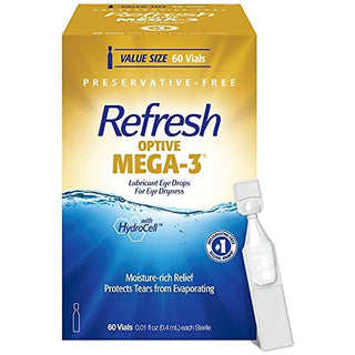 Refresh Optive Mega-3 Lubricant Eye Drops, Value Size